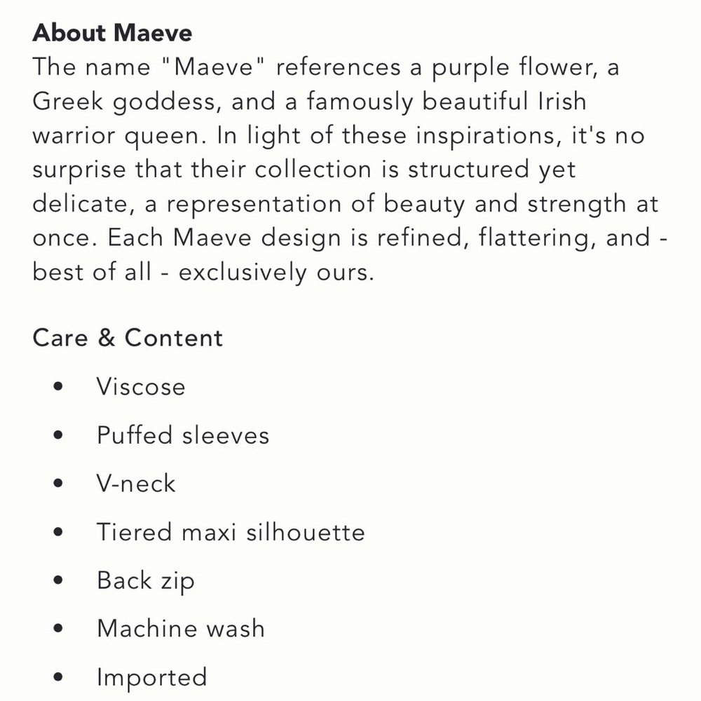 Maeve Annabella Maxi Dress Anthropologie NWOT 4P - Picture 14 of 15